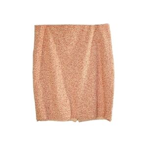 Ann Taylor Orange Tweed Boucle Pencil Skirt
